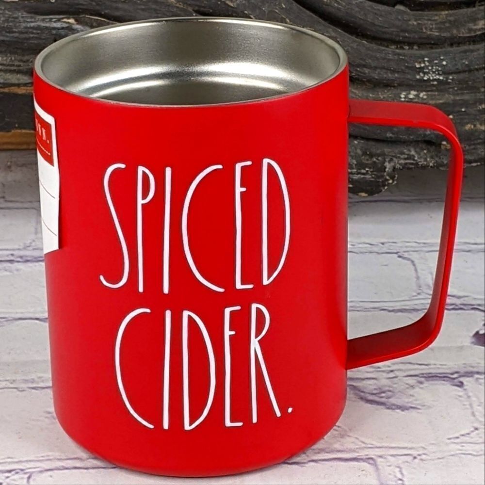 Rae Dunn SPICED CIDER Red Insulated Stainless Steel Mug - 12 oz